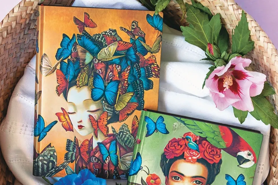 Cuaderno Flexi Ultra liso Madame Butterfly Paperblanks 17,5x23cm 100g/m²