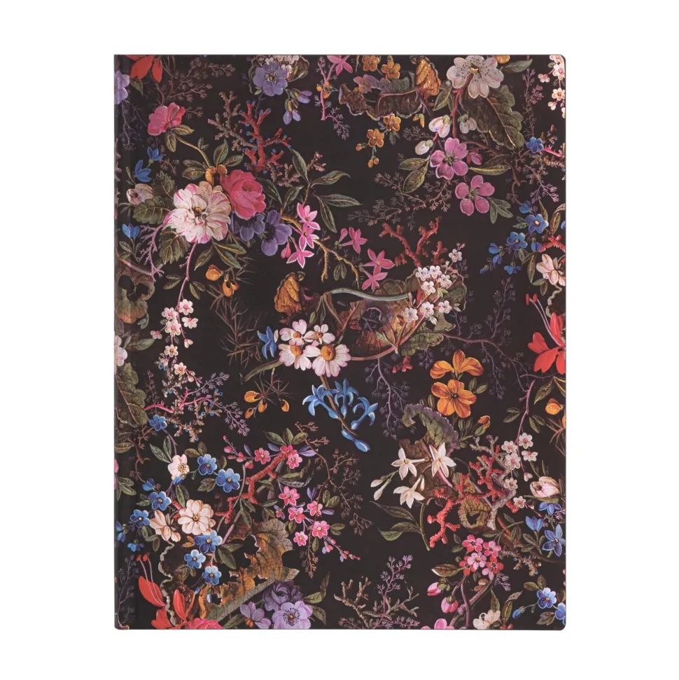 Cuaderno Flexi Ultra rayado Floralia Paperblanks 17,5x23cm 100g/m²