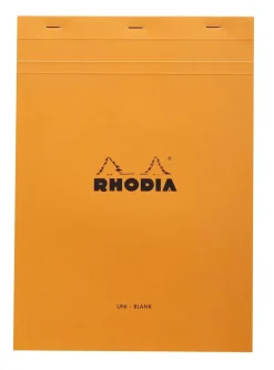 Cuaderno hojas lisas naranja A4 Rhodia