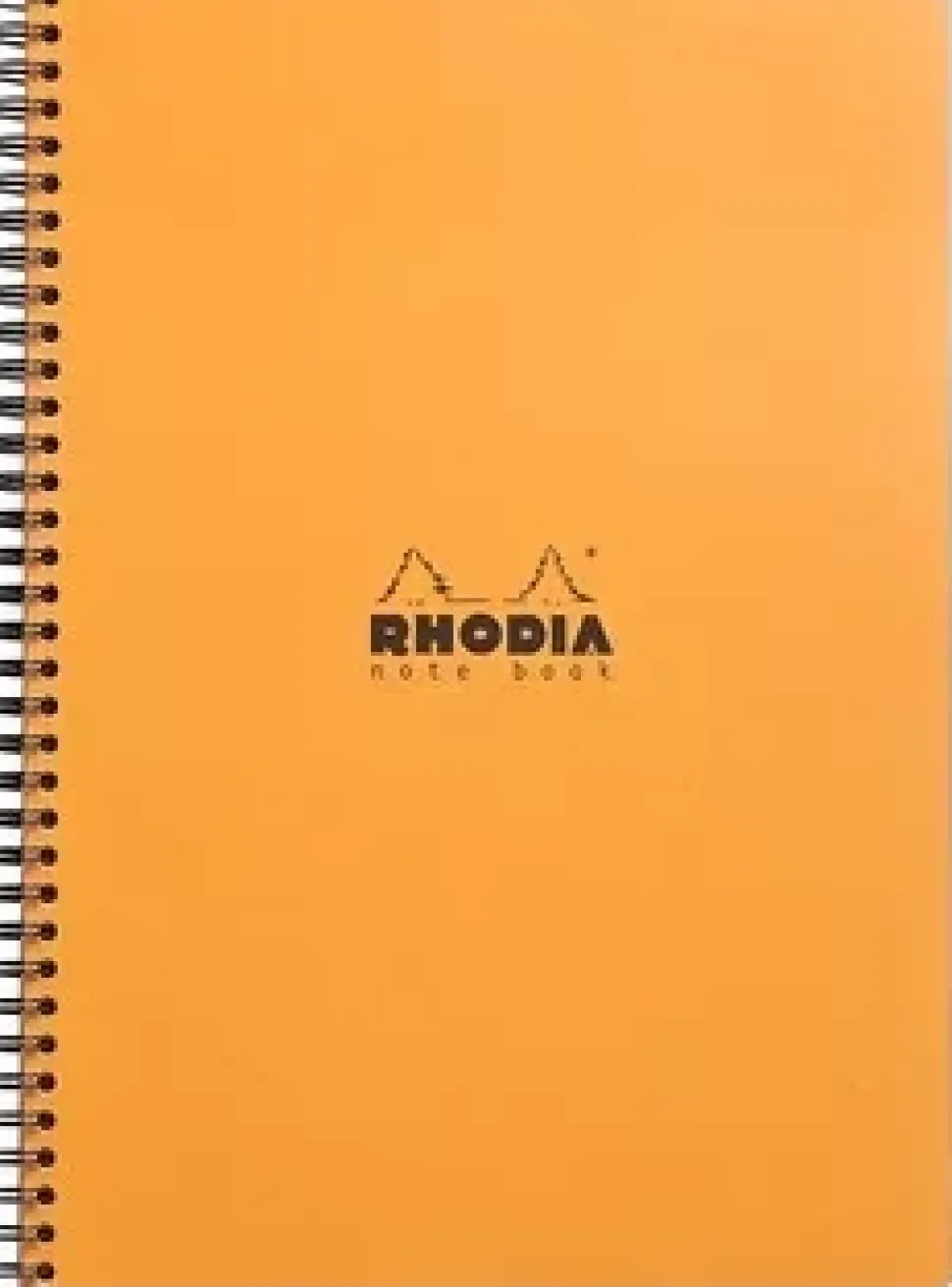 Cuaderno Líneas Naranja Rhodia A4