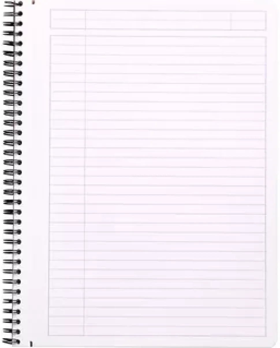 Cuaderno Líneas Naranja Rhodia A4