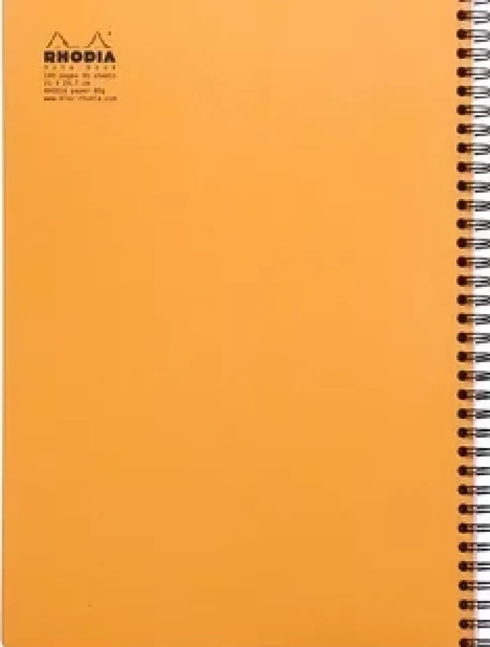 Cuaderno Líneas Naranja Rhodia A4