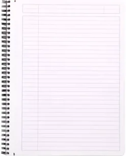 Cuaderno Líneas Negro Rhodia A4