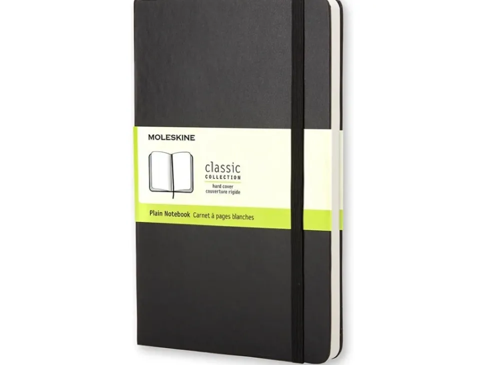 Cuaderno Negro Clásico Tapa Dura Lisa 9x14cm Moleskine