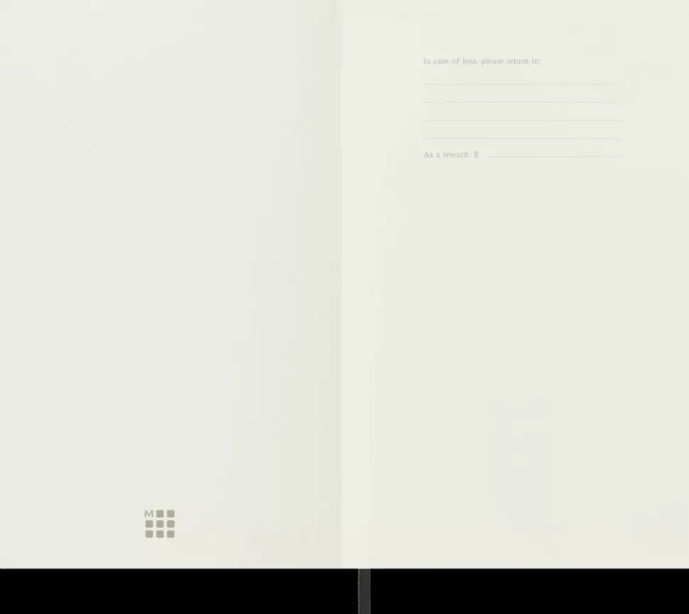 Cuaderno Negro Clásico Tapa Blanda Lisa 13x21cm Moleskine
