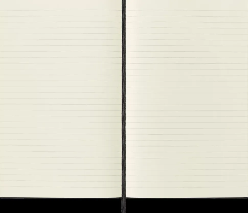 Cuaderno Negro Clásico Tapa Dura Rayas 13x21cm Moleskine