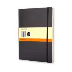 Cuaderno Negro Clásico Tapa Blanda Rayas 19x25cm Moleskine