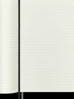 Cuaderno Negro Rayas tapa blanda Classic Moleskine 13x21cm