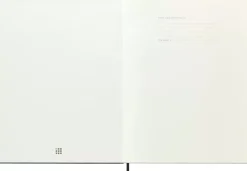 Cuaderno negro tapa dura rayas Classic Moleskine 21x28cm