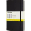 Cuaderno negro tapa dura cuadrícula Classic Moleskine 11x18cm