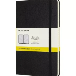 Cuaderno negro tapa dura cuadrícula Classic Moleskine 11x18cm