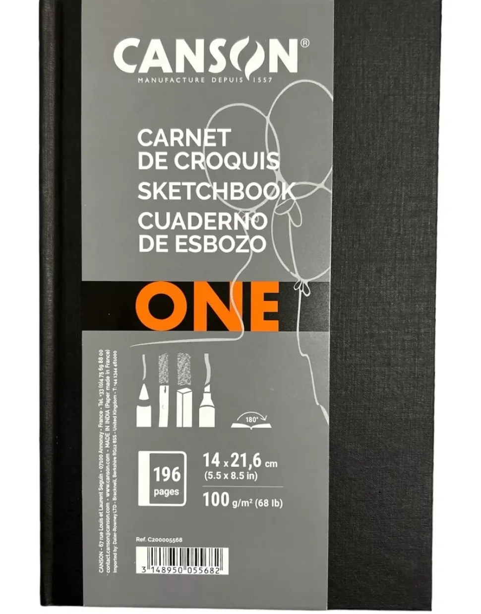 Cuaderno One Art Book Tapa dura Canson 100g/m²