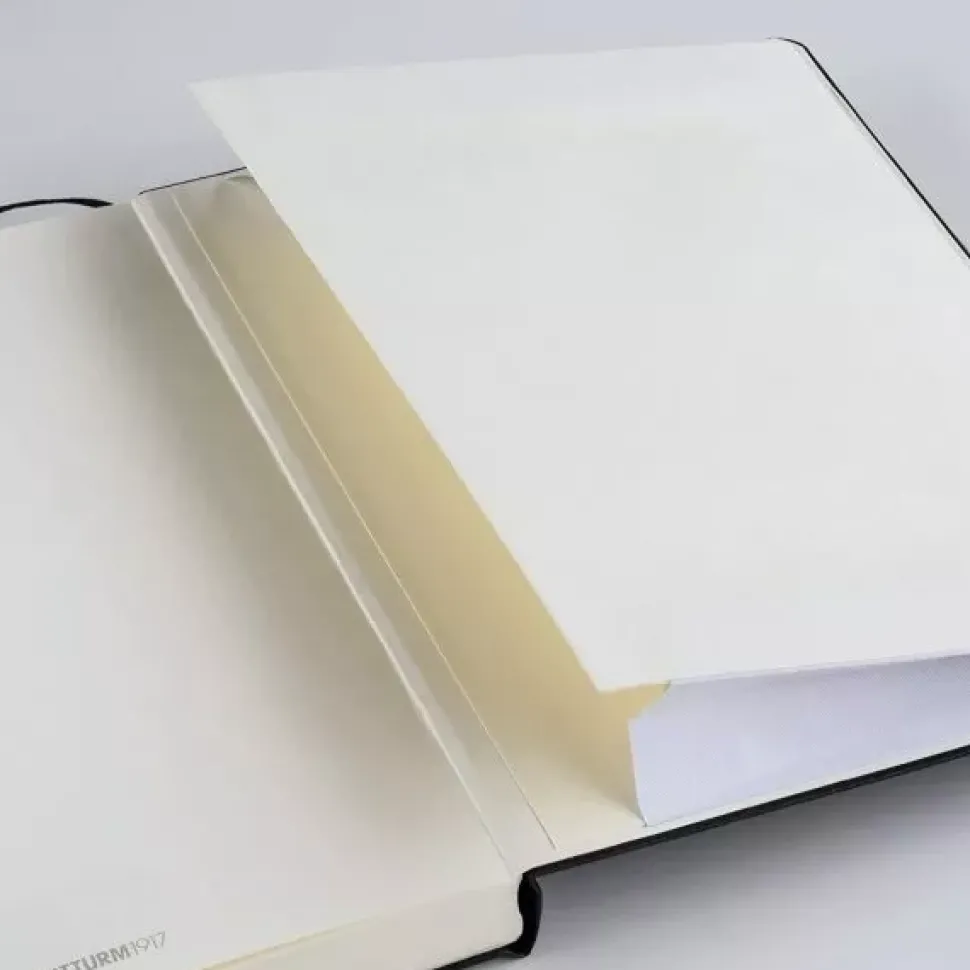 Cuaderno Paperback negro punteado tapa dura Leuchtturm1917 B6+