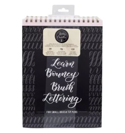 Cuaderno para caligrafía vibrante con pincel fino Kelly Creates