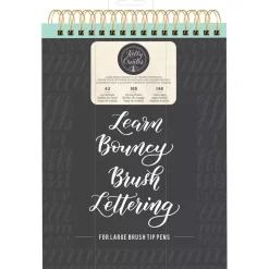 Cuaderno para caligrafía vibrante con pincel grueso Kelly Creates