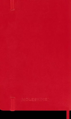 Cuaderno Rojo escarlata Clásico Tapa Blanda Rayas 9x14cm Moleskine