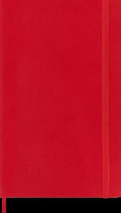 Cuaderno Rojo escarlata Clásico Tapa Blanda Rayas 13x21cm Moleskine