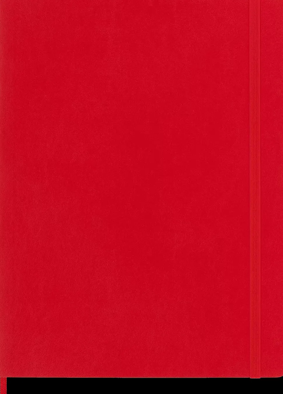 Cuaderno Rojo Liso tapa blanda Moleskine 19x25cm