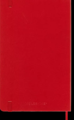 Cuaderno Rojo Puntos tapa dura Moleskine 13x21cm