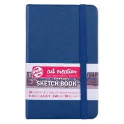 Cuaderno Sketch Book Azul Marino 140 g/m² Art Creation 9x14cm