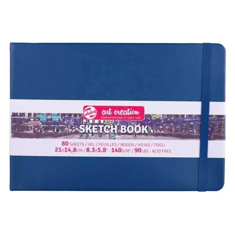 Cuaderno Sketch Book Azul Marino 140 g/m² Art Creation 21x14,8cm
