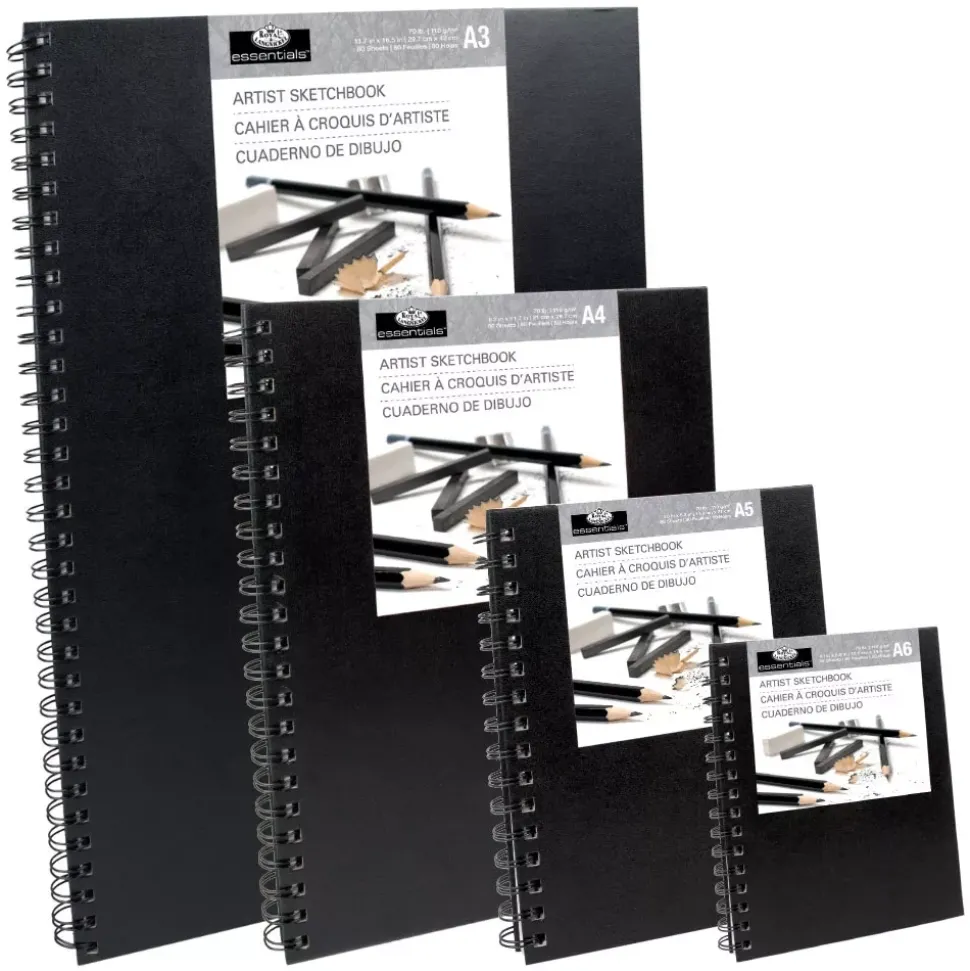 Cuaderno Sketch Book Espiral Royal & Langnickel A4