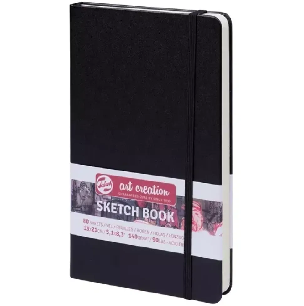 Cuaderno Sketch Book Negro 140 g/m² Art Creation 13x21cm