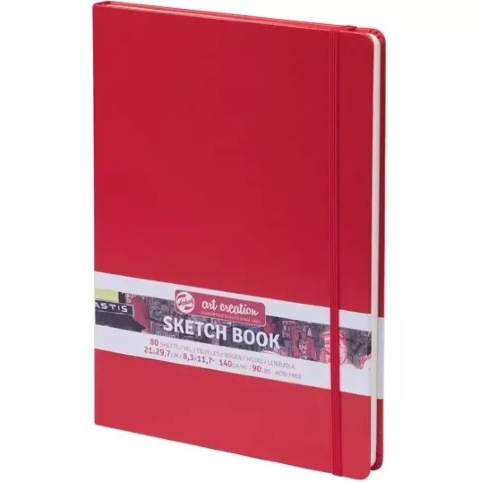Cuaderno Sketch Book Rojo 140 g/m² Art Creation 21x29,7cm