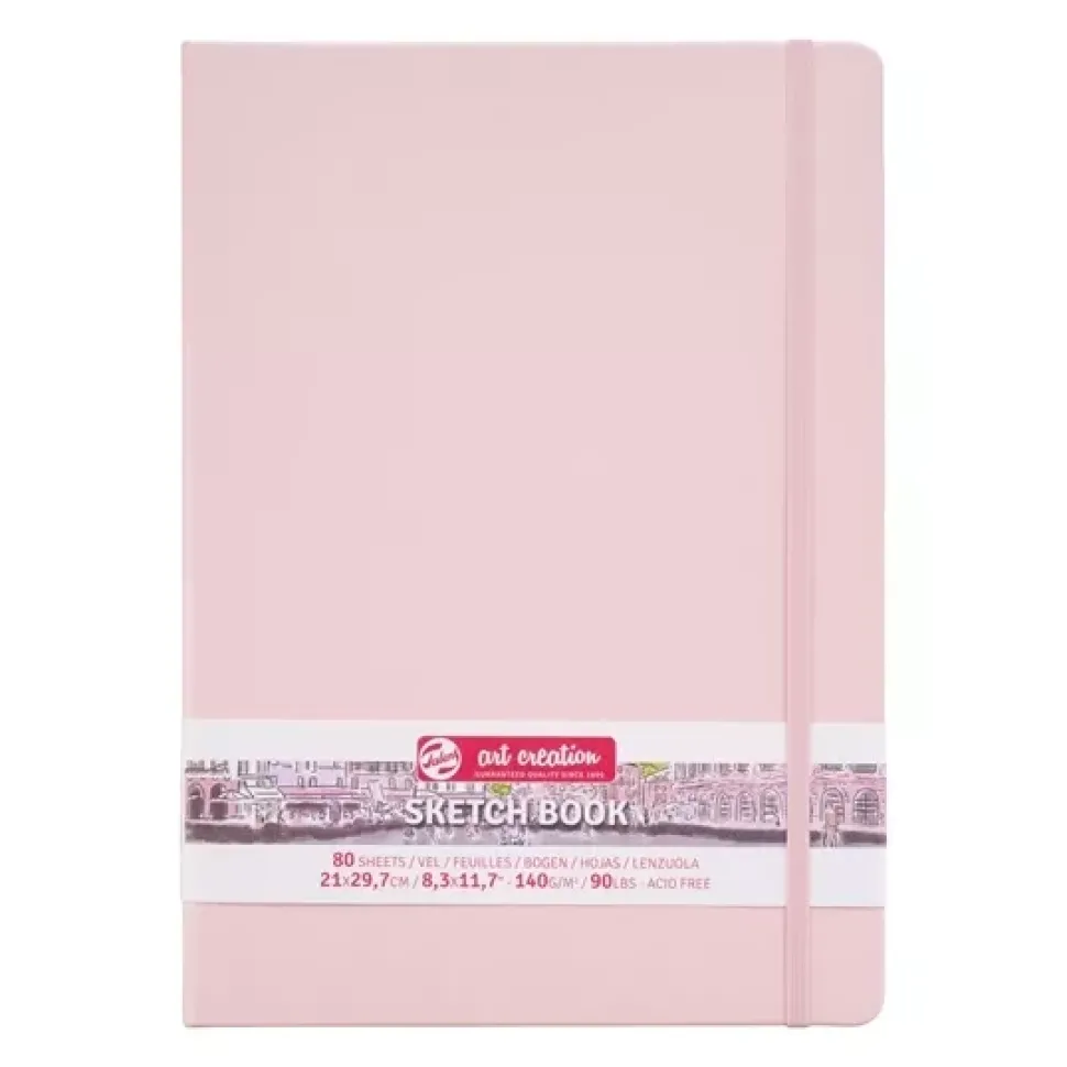 Cuaderno Sketch Book Rosa Pastel 140 g/m² Art Creation 21x29,7cm