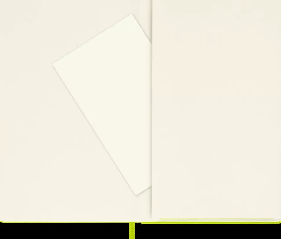 Cuaderno Verde Claro Liso tapa dura Moleskine 9x14cm