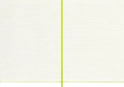 Cuaderno verde limón tapa dura rayada Classic Moleskine 13x21cm