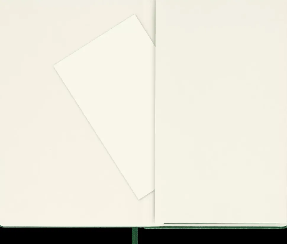 Cuaderno Verde Liso tapa dura Moleskine 9x14cm