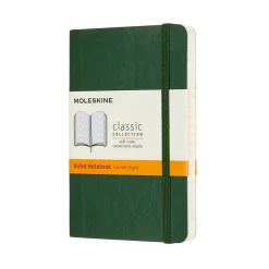 Cuaderno Verde mirto Clásico Tapa Blanda Rayas 9x14cm Moleskine