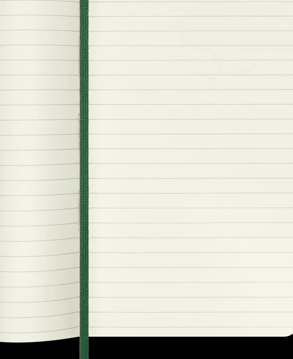 Cuaderno Verde mirto Clásico Tapa Blanda Rayas 9x14cm Moleskine