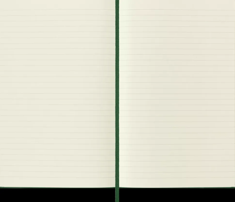 Cuaderno Verde mirto Clásico Tapa Dura Rayas 13x21cm Moleskine