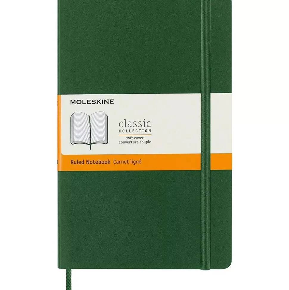 Cuaderno Verde mirto Clásico Tapa Blanda Rayas 13x21cm Moleskine