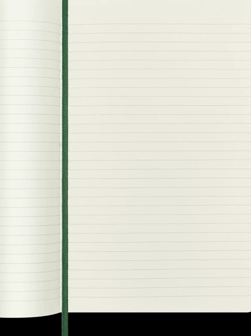 Cuaderno Verde mirto Clásico Tapa Blanda Rayas 13x21cm Moleskine