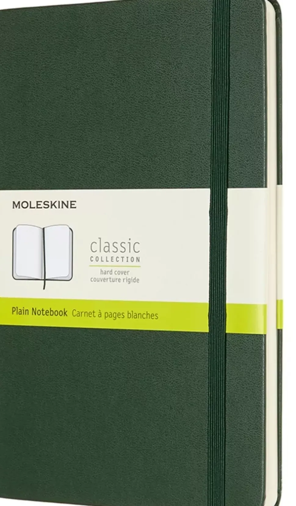 Cuaderno Verde mirto Clásico Tapa Dura Lisa 13x21cm Moleskine