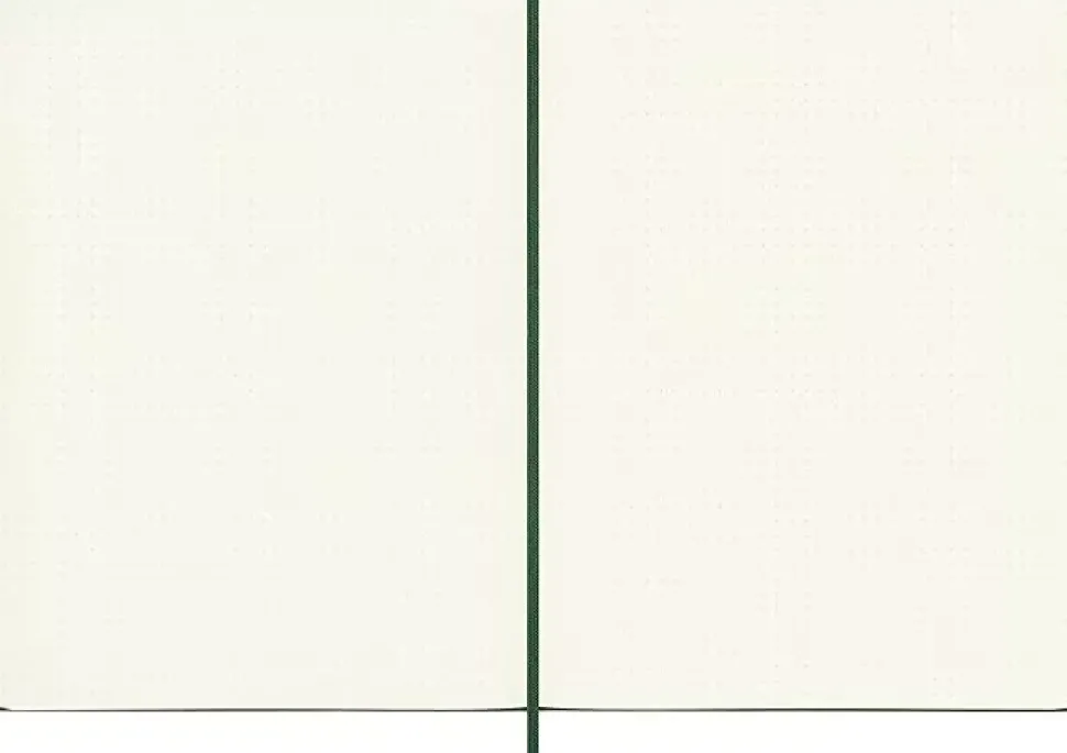 Cuaderno verde mirto tapa dura puntos Classic Moleskine 19x25cm