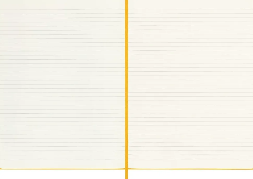 Cuaderno XL Amarillo anaranjado Clásico Tapa Dura Rayas Moleskine 19x25cm