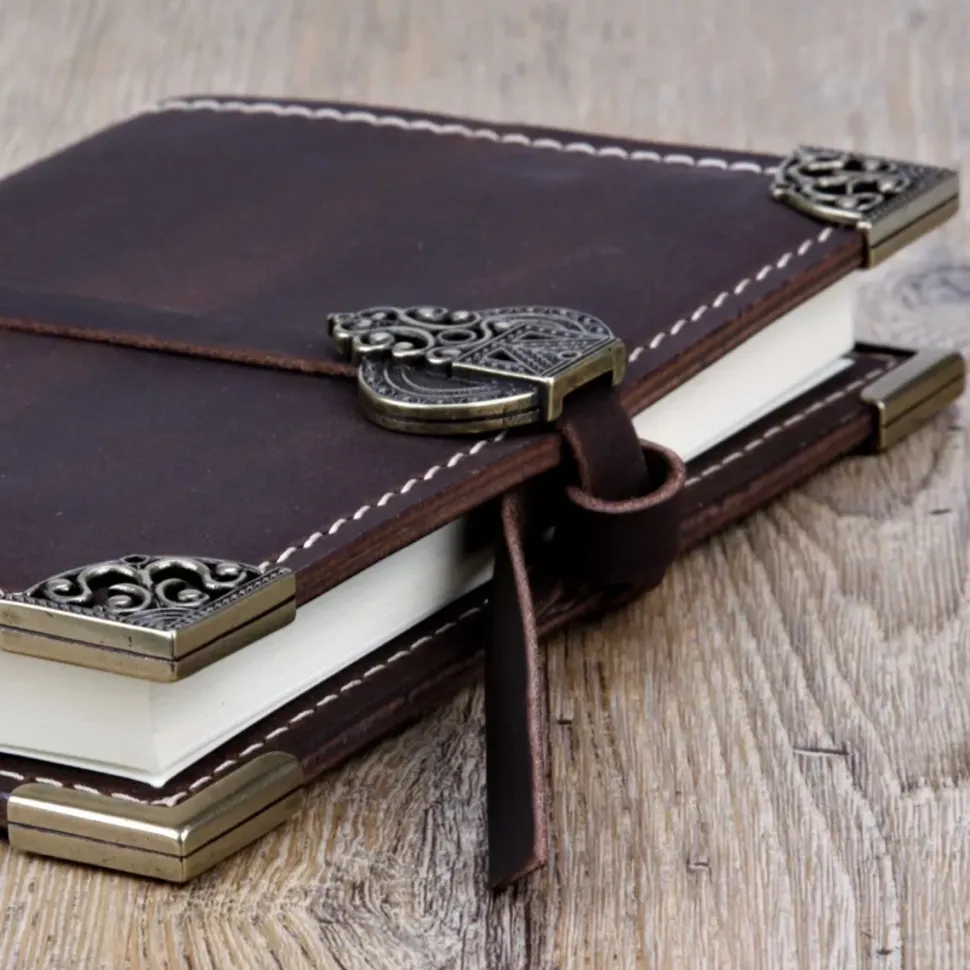 Diario en piel 23x16cm Bortoletti