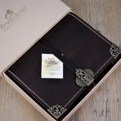 Diario en piel 23x16cm Bortoletti