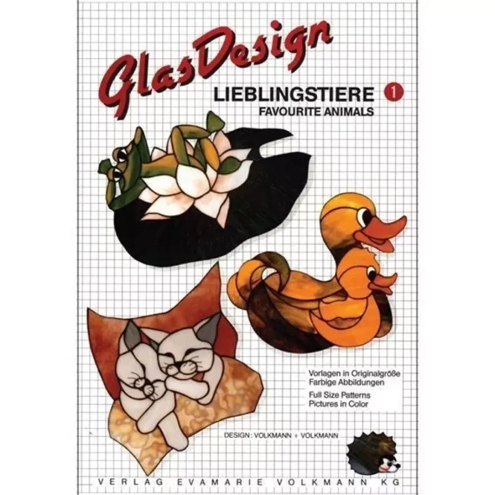 Diseños y patrones para cristal 1-Mascotas animales favoritos Glas Design patterns Lieblingstiere/ Favourite Animals
