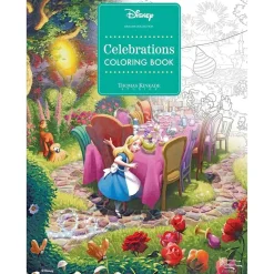 Disney Dreams Collection Thomas Kinkade Studios Celebrations Coloring Book