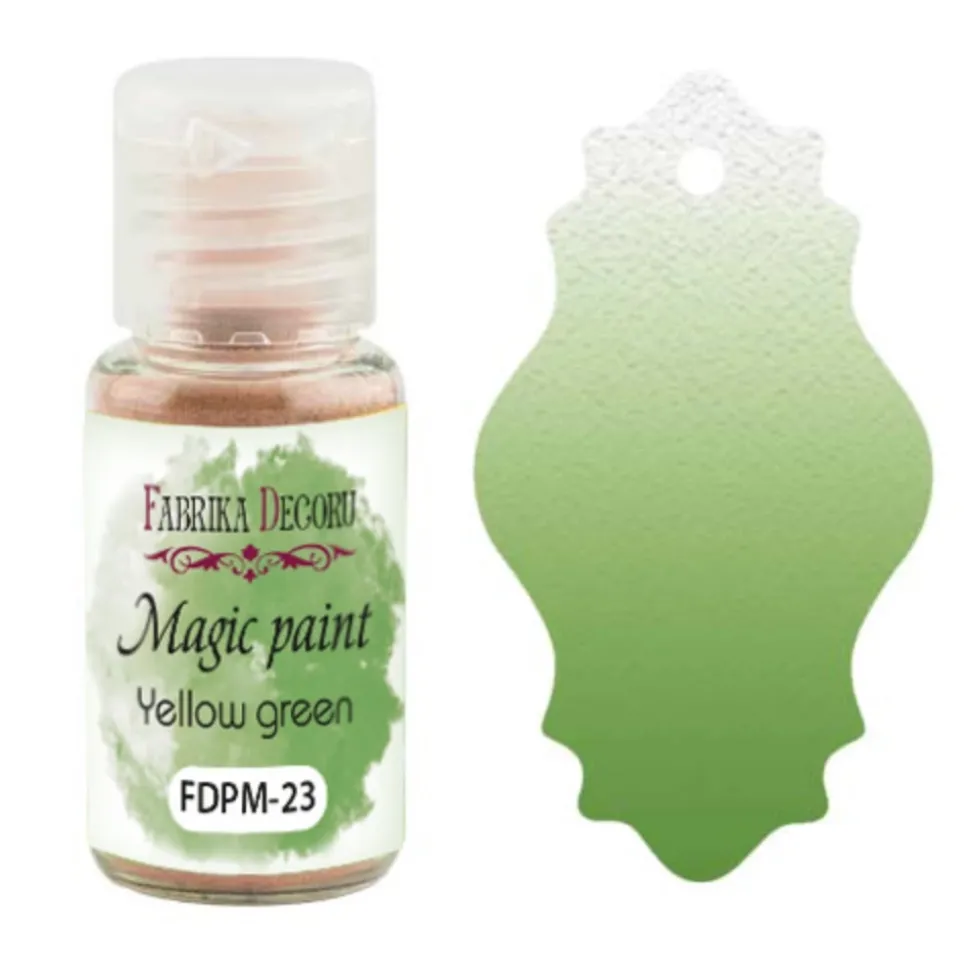 Dry Magic Paint Yellow green Fabrika Decoru