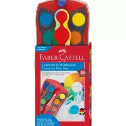 Estuche 24 Acuarelas Connector Faber-Castell