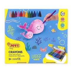 Estuche 300 Ceras Crayons Large Easy Grip Jovi
