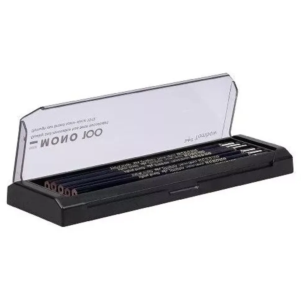 Estuche 12 lápices 6B Premium Mono100 Tombow