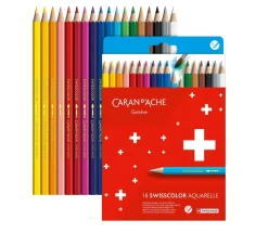 Estuche 18 lápices de colores Swisscolor Caran d'Ache