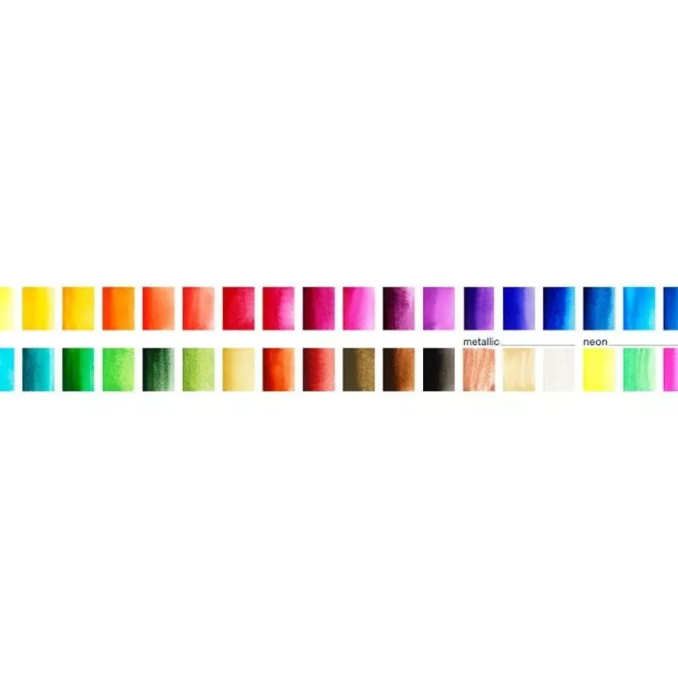Estuche 36 Medio Godets Acuarelas Creative Studio Faber-Castell